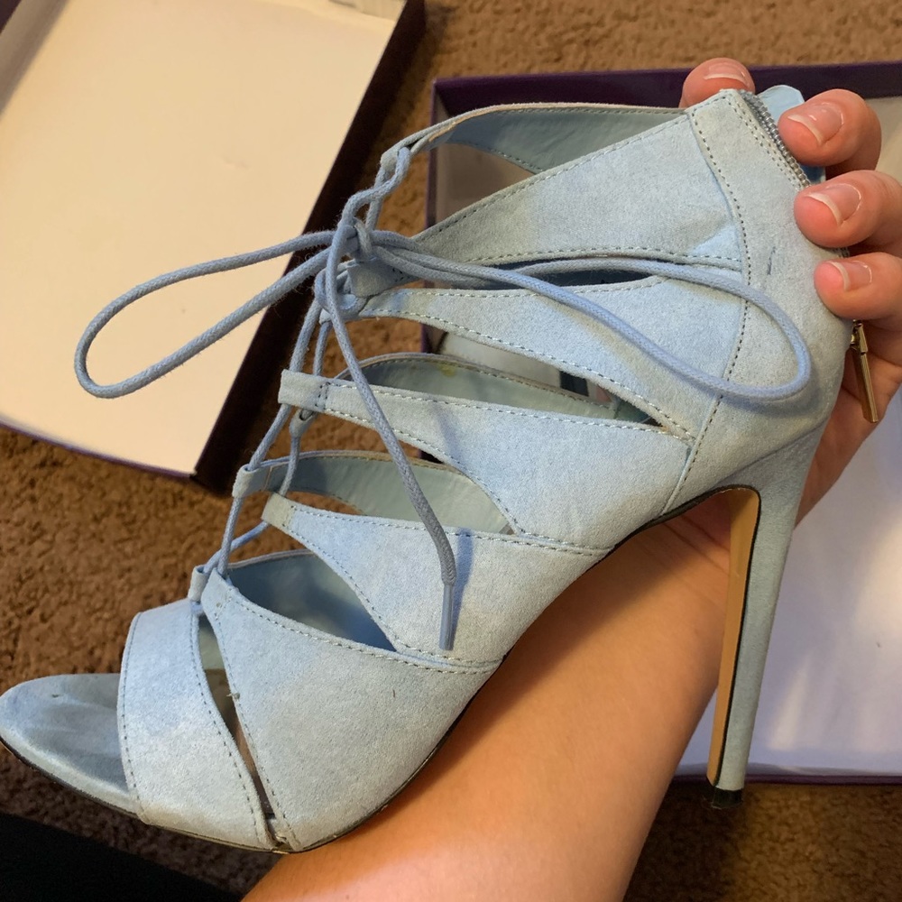 Blue heels